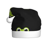 WHJSHOP Frog in the Polka Dot World Printing Christmas Hat for Adult for men and women clothing headband for festive occasions