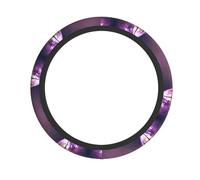 WHJSHOP Galaxy Stars Hills Prints Steering Wheel Cover - Quality Neoprene Grip, Durable & Non-Slip Protection for Cars, Trucks, SUVs