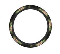 WHJSHOP German Shepherd Prints Steering Wheel Cover - Quality Neoprene Grip, Durable & Non-Slip Protection for Cars, Trucks, SUVs