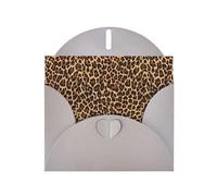 WHJSHOP Gray Greeting Card Cool Cheetah Leopard Pattern 4x6in for Christmas, children's birthdays, Valentine's Day, wedding anniversaries, and party invitations