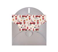 WHJSHOP Gray Greeting Card Little Boys and Girls in FireFighters Pattern 4x6in for Christmas, children's birthdays, Valentine's Day, wedding anniversaries, and party invitations