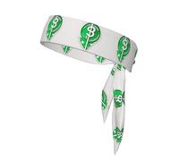 WHJSHOP Green hair symbol Printing Sports headscarf, sweat absorbing and breathable, motion headband, double-sided kerchief