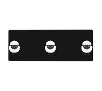 WHJSHOP Happy Little Sheep Prints Extra Large Mouse pad, Computer Office Anti Slip Gaming Keyboard Thickened Version 12x31.5in