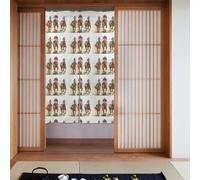 WHJSHOP Horse Race Riding Printing Curtain two Pieces Spliced 34x56in Fabric curtains, room dividers Fabric, Smooth & Not Easily Wrinkled