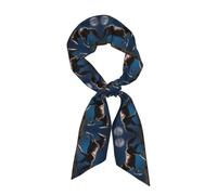 WHJSHOP Horse Under The Moon Picture Women's Fashion Scarf - Head Hair Accessories Versatile Scarf for Women Valentine's Day and Mother's Day, Black, One Size