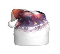 WHJSHOP Koala on the Moon Printing Christmas Hat for Adult for men and women clothing headband for festive occasions