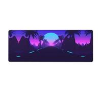 WHJSHOP Late night highway Mouse Pad 12x31.5in Extended Gaming Surface