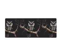 WHJSHOP Late Night Owl Mouse Pad 12x31.5in Extended Gaming Surface