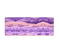WHJSHOP Lavender Fields Pattern Extra Large Mouse pad Mousepad 12x31.5in for Desktop Computers, laptops, Personal Computers