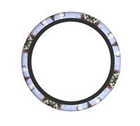 WHJSHOP Lighthouse Diamond Painting Prints Steering Wheel Cover - Quality Neoprene Protector, Non-Slip Grip & Durable Car Interior Accessory