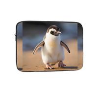 WHJSHOP Little Penguin Learning to Walk Pattern Laptop Case - Shockproof Portable Laptop Sleeve Bag for Men and Women Business Travel, School, and Office Use