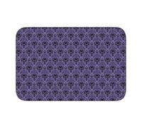 WHJSHOP Lock edge floor mat 40x60 in Haunted Mansion Prints water-absorbent and non-slip soft and comfortable for bathroom and kitchen