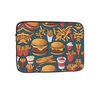 WHJSHOP Lots of Tasty Food Prints Portable Shockproof Laptop Sleeve Case for Men and Women Business Travel, and Office Daily Use