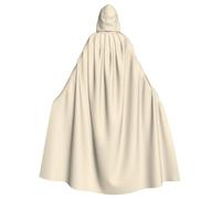 WHJSHOP Lychee White Pattern Halloween Adult Hooded Cloak is a super large, comfortable, and durable cloak