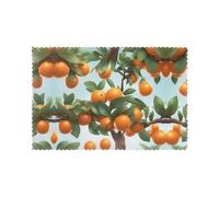 WHJSHOP Many Oranges On The Tree Prints Placemats Set of 6 12x18in - Transform Your Table into a Cozy Haven for Memorable Meals