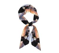 WHJSHOP Mighty Bald Eagle Picture Women's Fashion Scarf - Head Hair Accessories Versatile Scarf for Women Valentine's Day and Mother's Day, Black, One Size
