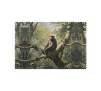 WHJSHOP Monkey Sitting on a Tree Pattern Placemats Set of 6 - Dining Table Heat Resistant Table Set Mat for Home & Kitchen Decor