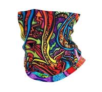 WHJSHOP MultiColor Leaf Weed Art Prints Multifunctional Sports Headband - Seamless Workout Throw, Neck Gaiter for Hiking, Cycling & Beach Days