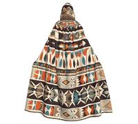 WHJSHOP Native American Beliefs Picture Halloween Adult Hooded Cape Men'S And Women'S Clothing Mantle Role-Playing