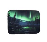 WHJSHOP Northern Lights Picture Laptop Case - Shockproof Portable Laptop Sleeve Bag for Men and Women Business Travel, School, and Office Daily Use