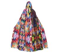 WHJSHOP Origami Paper Cranes Picture Halloween Adult Hooded Cape Cloak For Role-Playing, Stage Costumes, Parties Easy Care