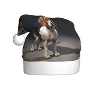 WHJSHOP ovely Pet Dog Beagle Picture Christmas Hat for Adult Halloween party usage