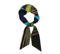 WHJSHOP Peacock Feathers Picture Women's Fashion Scarf - Head Hair Accessories Versatile Scarf for Women Valentine's Day and Mother's Day, Black, One Size
