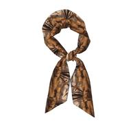 WHJSHOP Pheasant Hunting Printed Long Strip Silk Scarf For Women, Soft And Smooth Strip, Handbag Accessories