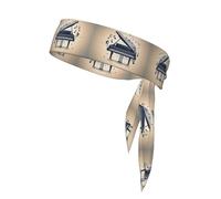 WHJSHOP Piano Music Symbol Printing Sports headscarf, sweat absorbing and breathable, motion headband, double-sided kerchief