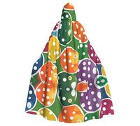 WHJSHOP Pickleball Balls Colors Pattern Pattern Halloween Adult Hooded Cloak No Zipper, Comfortable & Durable for Role-Playing