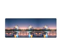WHJSHOP Pier Lights Prints Mouse Pad 12x31.5in
