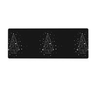 WHJSHOP Pizza Constellation Mouse Pad 12x31.5in Extended Gaming Surface