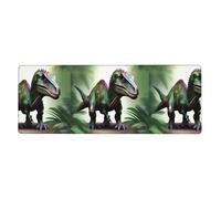 WHJSHOP Poisoned Dinosaur Prints Extra Large Mouse pad, Computer Office Anti Slip Gaming Keyboard Thickened Version 12x31.5in