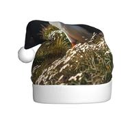 WHJSHOP Puffin is Cliffs Printed Christmas Hat for Adult Soft, Lightweight, and Fluffy Design for Men and Women