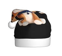 WHJSHOP Ragdoll puppy Printed Christmas Hat for Adult Making It a Fun and Durable Gift for Men and Women