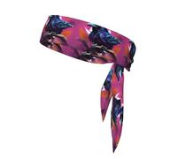 WHJSHOP Ravens Printing Sports headscarf, sweat absorbing and breathable, motion headband, double-sided kerchief