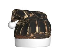 WHJSHOP Remains of the Roman Colosseum Printed Christmas Hat for Adult Making It a Fun and Durable Gift for Men and Women