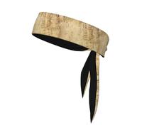 WHJSHOP Sheet Music Printing Sports Double-Sided Headscarf Quick Drying, Moisture Wicking for Women, Girls, and Men