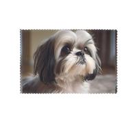 WHJSHOP Shih Tzu Dog Prints Placemats Set of 6 12x18in - Transform Your Table into a Cozy Haven for Memorable Meals