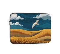 WHJSHOP Skylarks Fly Over The Wheat Fields Prints Portable Shockproof Laptop Sleeve Case for Men and Women Business Travel, and Office Daily Use