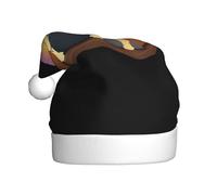 WHJSHOP Small animals watching the sunset Printed Christmas Hat for Adult Making It a Fun and Durable Gift for Men and Women