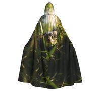 WHJSHOP snake Picture Adult Hooded Cape Cloak for Halloween, Role-playing Costumes, and Theme Parties