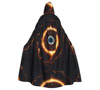 WHJSHOP Spark of Wisdom Pattern Halloween Adult Hooded Cloak is a super large, comfortable, and durable cloak