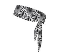 WHJSHOP Spiral Optical Illusion GIF Picture Sports Double-Sided Headscarf Quick Drying Lightweight Breathable and Adjustable
