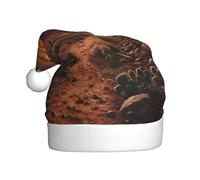 WHJSHOP Sunset scenery Printed Christmas Hat for Adult Making It a Fun and Durable Gift for Men and Women