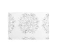 WHJSHOP The Antique Slowly Bloom Prints Placemats Set of 6 12x18in - Transform Your Table into a Cozy Haven for Memorable Meals