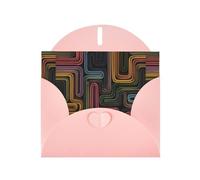 WHJSHOP The beauty of origami Prints Greeting Card - Premium Pearlescent Paper, Double Sided Pearl Effect, Love Buckle Pearl Paper Envelope