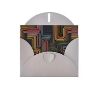 WHJSHOP The beauty of origami Prints Greeting Card - Premium Pearlescent Paper, Double Sided Pearl Effect, Love Buckle Pearl Paper Envelope