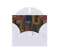 WHJSHOP The beauty of origami Prints Greeting Card - Premium Pearlescent Paper, Double Sided Pearl Effect, Love Buckle Pearl Paper Envelope