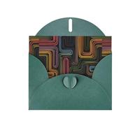 WHJSHOP The beauty of origami Prints Greeting Card - Premium Pearlescent Paper, Double Sided Pearl Effect, Love Buckle Pearl Paper Envelope